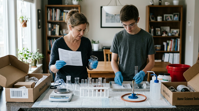 Setting Up a Safe Home Chemistry Lab with an Essential Equipment Checklist