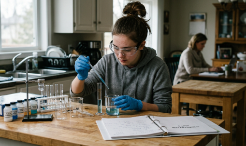 How to Teach High School Chemistry Curriculum Labs Safely at Home