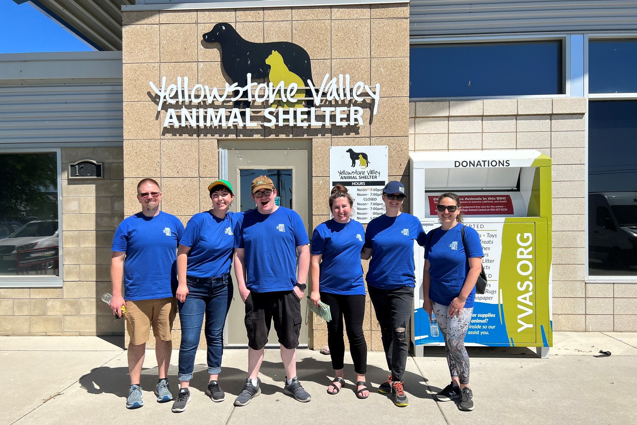 Home Science Tools Hosts Service Day at Yellowstone Valley Animal Shelter
